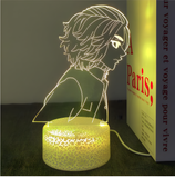 3D Illuminated Art - Tokyo Revengers - Sano Manjiro (Mikey) 3D Illusion LED Night Light 16 Colors #4429