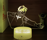 3D Illuminated Art - Tokyo Revengers - Hanemiya Kazutora 3D Illusion LED Night Light 16 Colors