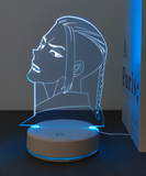3D Illuminated Art - Tokyo Revengers - Ryuguji Ken (Draken) 3D Illusion LED Night Light 16 Colors #4436