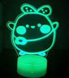 3D Illuminated Art - Astronaut Series - Backpack Little Chicken 3D Illusion LED Night Light 16 Colors