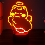 3D LED Night Light - Angel Bear