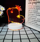 3D LED Night Light - Crown Piglet