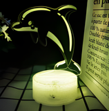 3D LED Night Light - Dolphin (2)