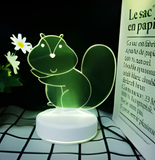 3D LED Night Light - Squirrel (2)