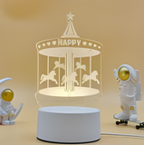 3D LED Night Light - Carousel (2)