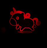 3D LED Night Light - Unicorn (4)