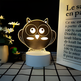 3D LED Night Light - Owl (2)