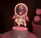 3D LED Night Light - Celestial Dreamcatcher