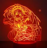 3D LED Night Light - Date A Live - Kurumi Tokisaki