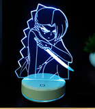 3D LED Night Light - Toradora! - Taiga Aisaka holding a knife