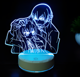 3D LED Night Light - Toradora! - Ryuuji Takasu and Taiga Aisaka