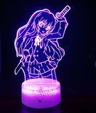 3D LED Night Light - Toradora! - Taiga Aisaka (2)