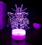 3D LED Night Light - Gundam - Q-version Gundam