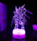 3D LED Night Light - Gundam - Hi-Nu Gundam