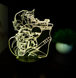 3D LED Night Light - Mobile Suit Gundam - Gundam Mobile Suit
