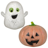 Squishy - Light-Up Squish Bead Jack-O-Lantern and Ghost 3 Inch (Random Design)
