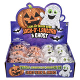Squishy - Light-Up Squish Bead Jack-O-Lantern and Ghost 3 Inch (Random Design)