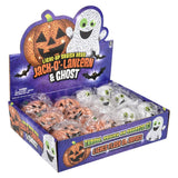 Squishy - Light-Up Squish Bead Jack-O-Lantern and Ghost 3 Inch (Random Design)