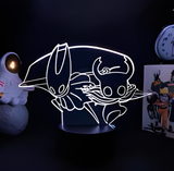 3D LED Night Light - Hollow Knight - The Knight and Hornet
