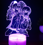3D LED Night Light - Danganronpa - Junko Enoshima and Sayaka Maizono
