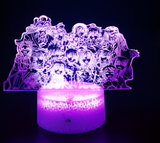 3D LED Night Light - Danganronpa - Character group photo
