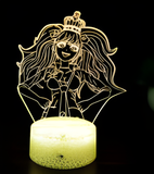 3D LED Night Light - Danganronpa - Junko Enoshima Crown
