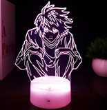 3D LED Night Light - Death Note - L Lawliet (2)