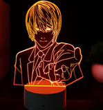 3D LED Night Light - Death Note - Light Yagami