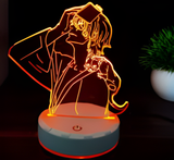 3D LED Night Light - Bungou Stray Dogs - Edgar Allan Poe