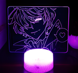 3D LED Night Light - Bungo Stray Dogs - Nikolai Gogol