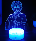 3D LED Night Light - Bungo Stray Dogs - Osamu Dazai