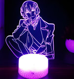 3D LED Night Light - Bungo Stray Dogs - Osamu Dazai (2)