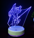 3D LED Night Light - Neon Genesis Evangelion - Evangelion Unit (3)