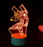 3D LED Night Light - Neon Genesis Evangelion - Evangelion Unit-01 (2)