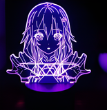 3D LED Night Light - Guilty Crown - Inori Yuzuriha
