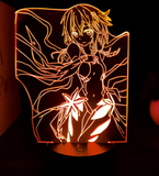 3D LED Night Light - Guilty Crown - Inori Yuzuriha (3)