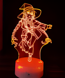 3D LED Night Light - Mushoku Tensei - Roxy Migurdia