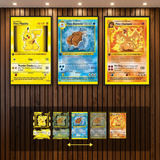 3D Lenticular Poster 12x16 - Pokémon - Pikachu, Blastoise, Charizard