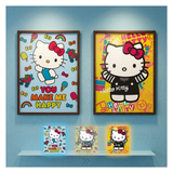 3D Lenticular Poster 12x16 - Sanrio - Hello Kitty - You Make Me Happy Graffiti