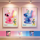 3D Lenticular Poster 12x16 - Lilo & Stitch - Stitch, Pleakley