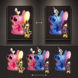 3D Lenticular Poster 12x16 - Lilo & Stitch - Stitch, Pleakley