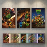 3D Lenticular Poster 12x16 - Teenage Mutant Ninja Turtles - Leonardo, Donatello, Michelangelo, Raphael