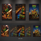 3D Lenticular Poster 12x16 - Teenage Mutant Ninja Turtles - Leonardo, Donatello, Michelangelo, Raphael
