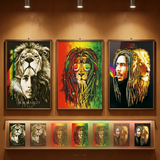 3D Lenticular Poster 12x16 - Bob Marley - Bob Marley, Lion