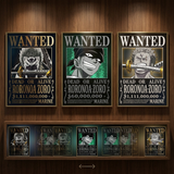 3D Lenticular Poster 12x16 - One Piece - Roronoa Zoro (Wanted)