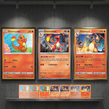 3D Lenticular Poster 12x16 - Pokémon - Charmander, Charmeleon, Charizard