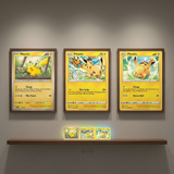 3D Lenticular Poster 12x16 - Pokémon - Pikachu Trading Card Trio