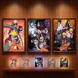 3D Lenticular Poster 12x16 - Naruto - Uzumaki, Sasuke Uchiha, Sakura Haruno, Kakashi Hatake, Madara Uchiha