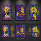 3D Lenticular Poster 12x16 - The Simpsons - Homer Simpson, Bart Simpson, Marge Simpson