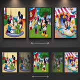 3D Lenticular Poster 12x16 - Disney - Mickey and Minnie Gift Park Swan Ride